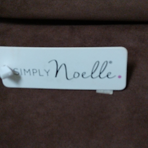 Faux Brown Suede Jacket - Picture 4 of 6